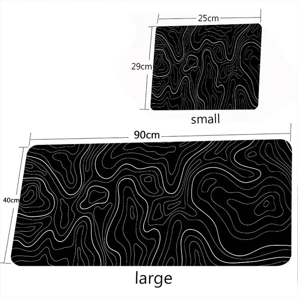 Abstract Line Rubber Office Gaming Computer Desktop Mat Desk Pad Accessories Large Mouse Mat Pc Gamer for Compuradora Writing