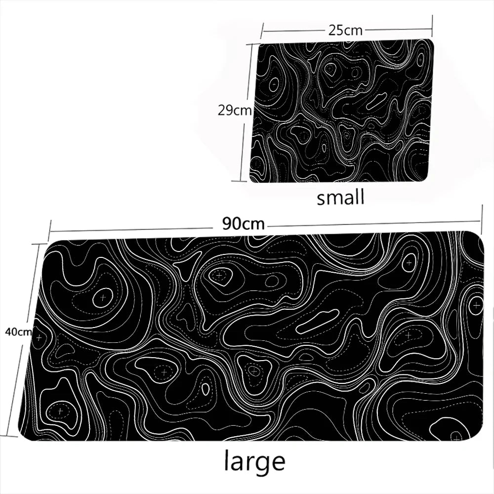 Abstract Line Rubber Office Gaming Computer Desktop Mat Desk Pad Accessories Large Mouse Mat Pc Gamer for Compuradora Writing