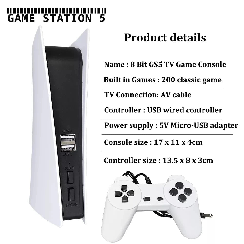 Mini PS5 with 200+ classic games