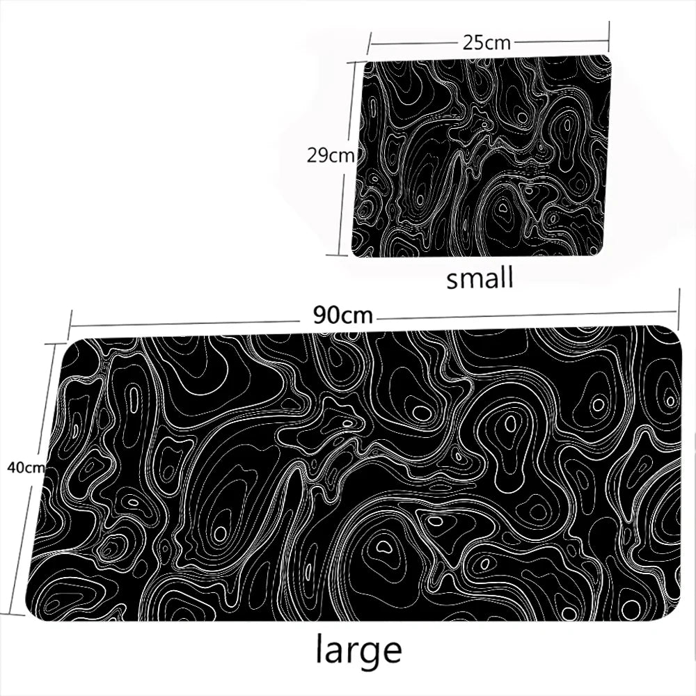 Abstract Line Rubber Office Gaming Computer Desktop Mat Desk Pad Accessories Large Mouse Mat Pc Gamer for Compuradora Writing
