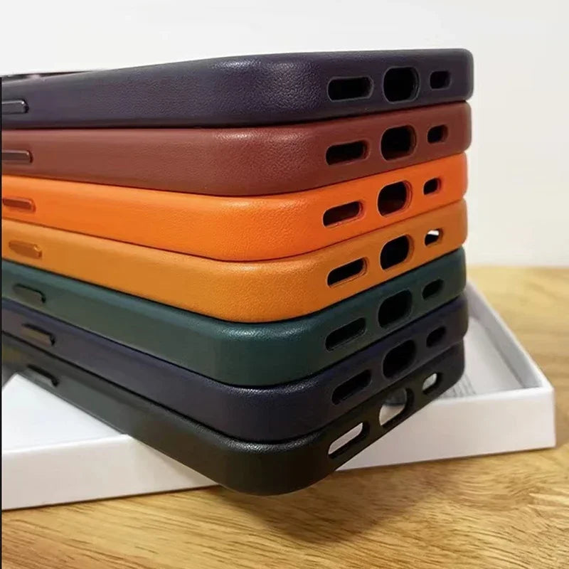 Apple Leather iPhone case With Magsafe