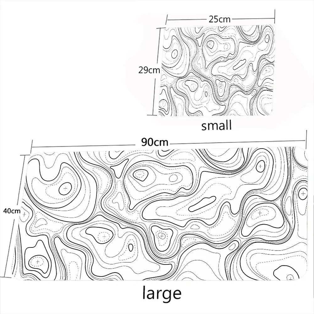 Abstract Line Rubber Office Gaming Computer Desktop Mat Desk Pad Accessories Large Mouse Mat Pc Gamer for Compuradora Writing