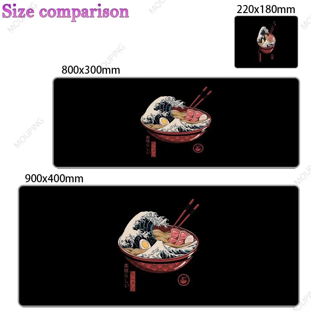 Black Mouse Pad Japanese Desk Pad Xxl Mouse Pad Gamer Keyboard Desk Mat Computer Desks Office Carpet Notebook Table Accessory