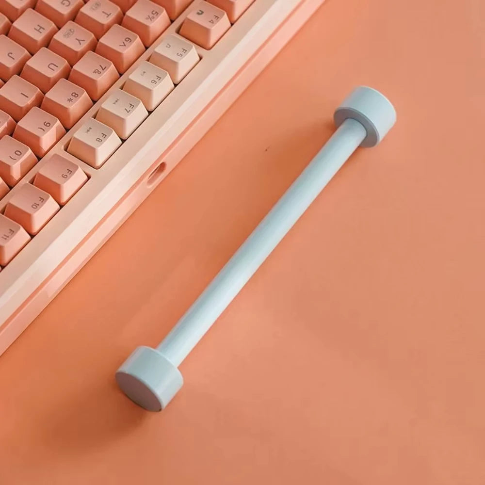NNBILI Coiled Cable Protection Rod Coiled Keyboard Cable Weight Rod Reel Stick Cable Organizer 18cm all-metal
