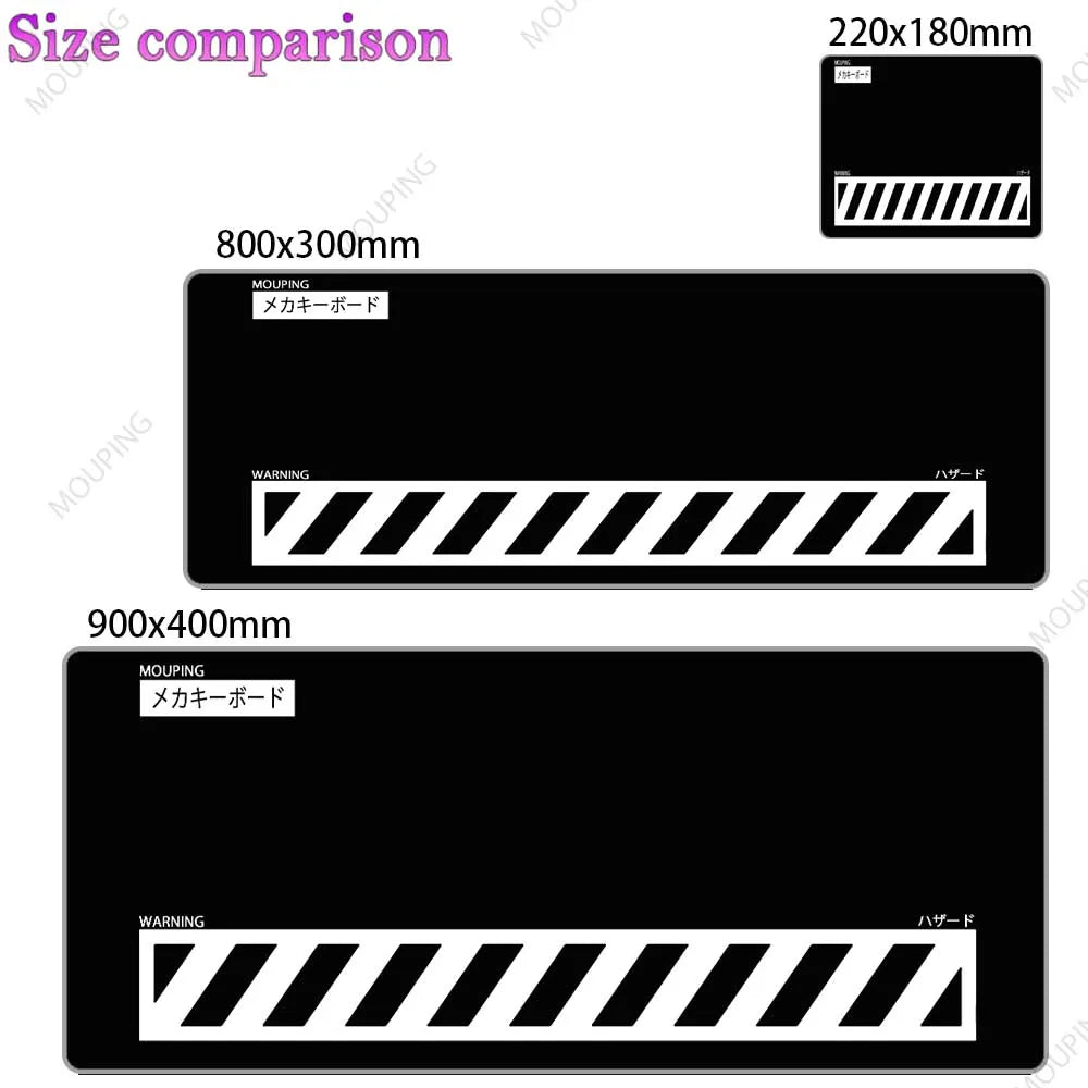 Black Mouse Pad Japanese Desk Pad Xxl Mouse Pad Gamer Keyboard Desk Mat Computer Desks Office Carpet Notebook Table Accessory