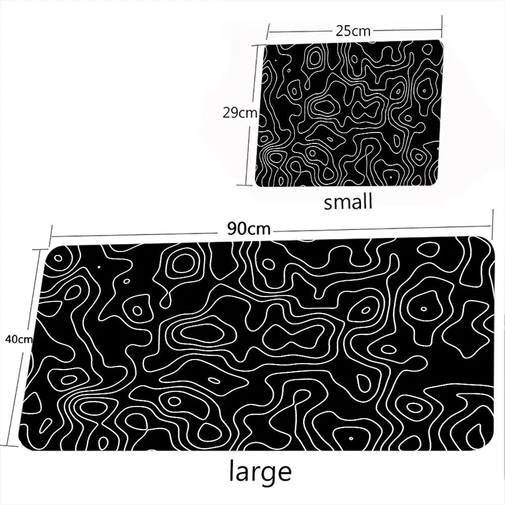 Abstract Line Rubber Office Gaming Computer Desktop Mat Desk Pad Accessories Large Mouse Mat Pc Gamer for Compuradora Writing