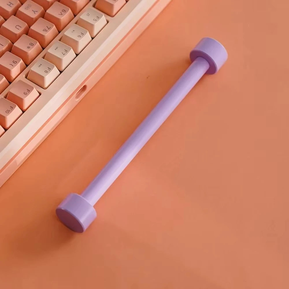 NNBILI Coiled Cable Protection Rod Coiled Keyboard Cable Weight Rod Reel Stick Cable Organizer 18cm all-metal