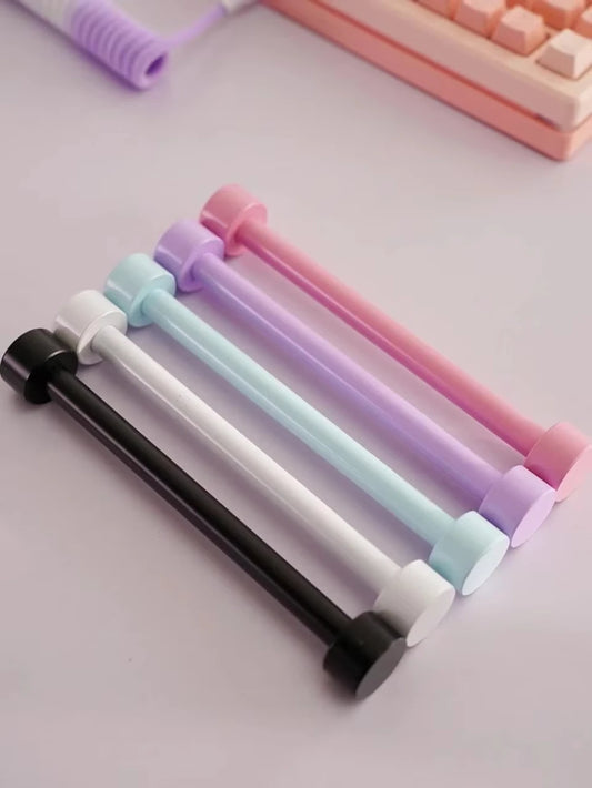 NNBILI Coiled Cable Protection Rod Coiled Keyboard Cable Weight Rod Reel Stick Cable Organizer 18cm all-metal