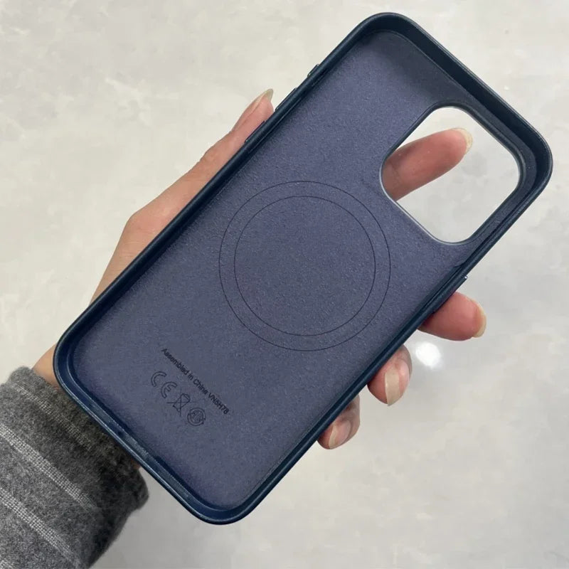 Apple Leather iPhone case With Magsafe