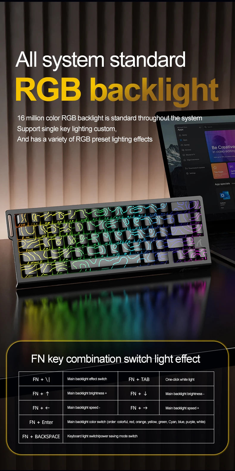 Attack X68HE Gaming Keyboard